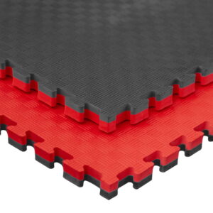 Tatami Puzzle 2 cm – Superficie T Reversible Rojo-Negro